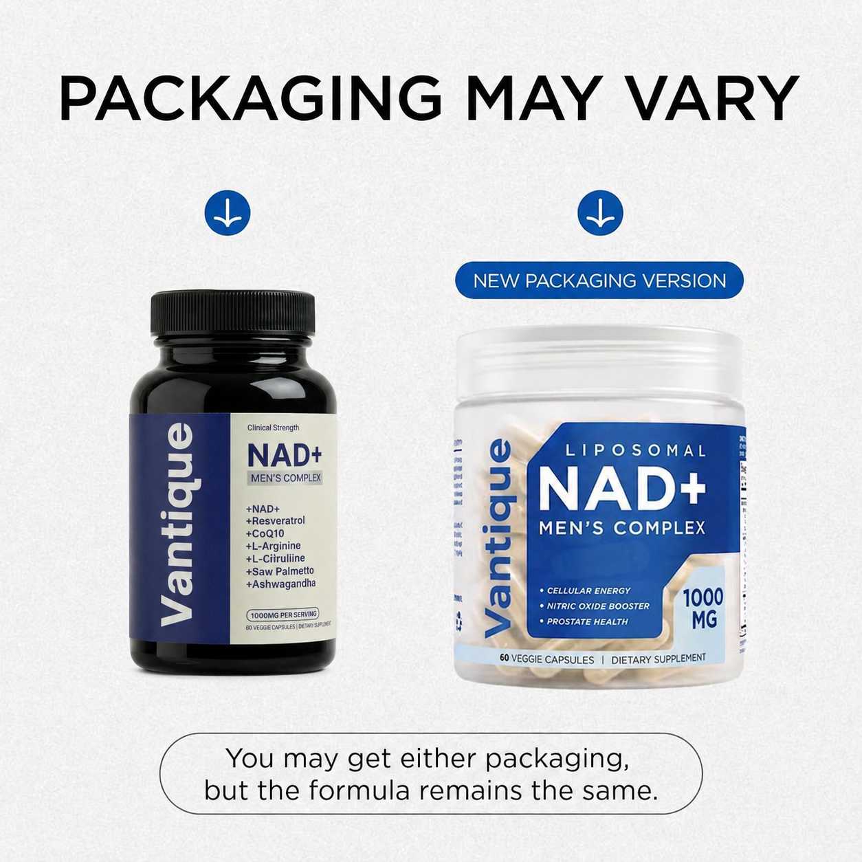 Vantique NAD+ Supplement for Men